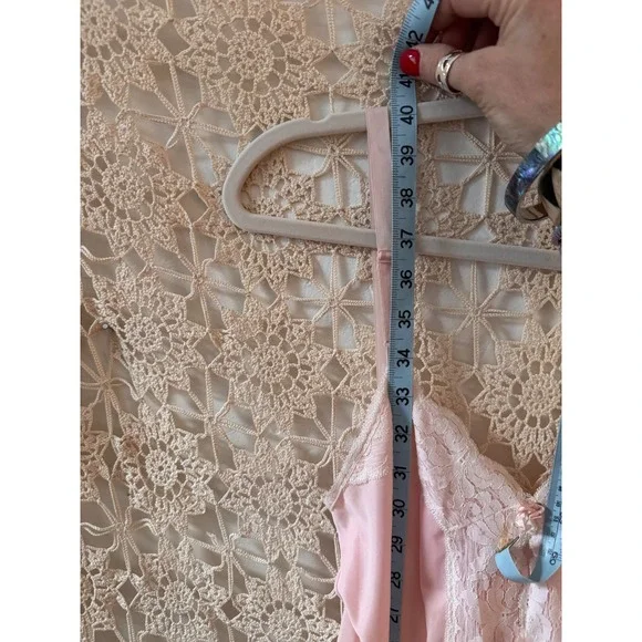 Vintage 60's Soft Pink‎ Slip Sz S - Picture 6 of 8